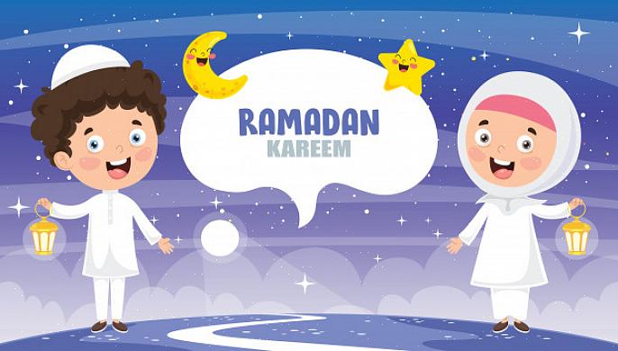 Insegna ai bambini i saluti del Ramadan