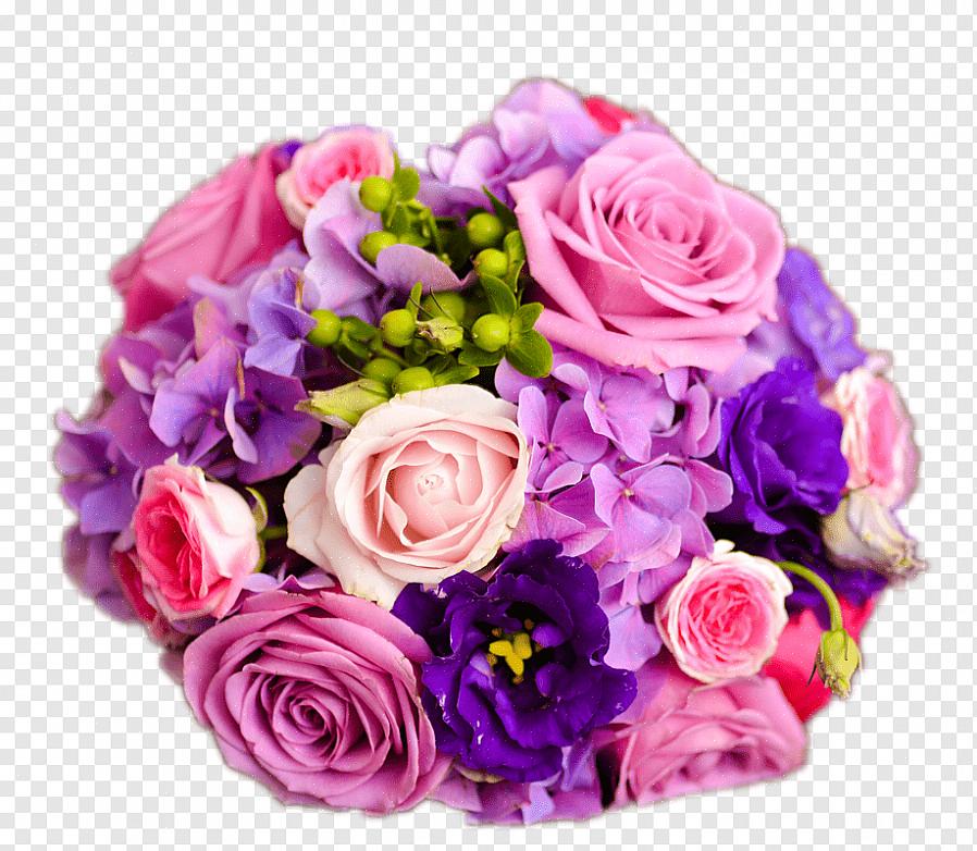 Bouquet da sposa viola agerato