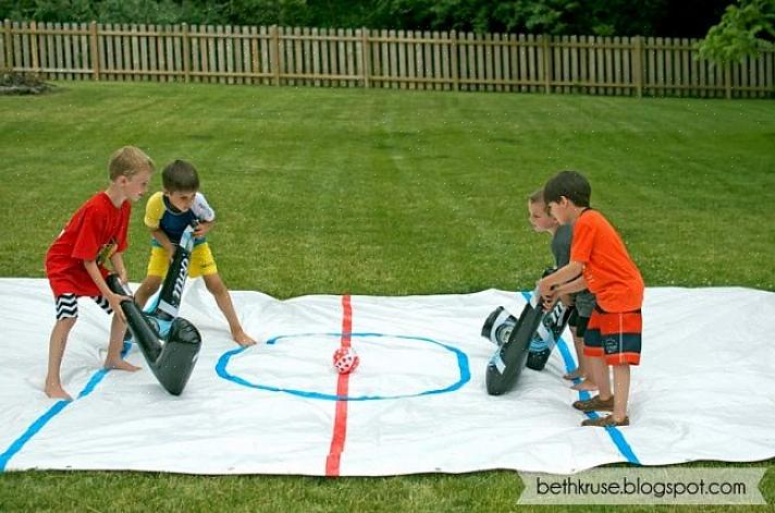 Una partita di hockey è sicuramente una scelta divertente per l'attività di festa