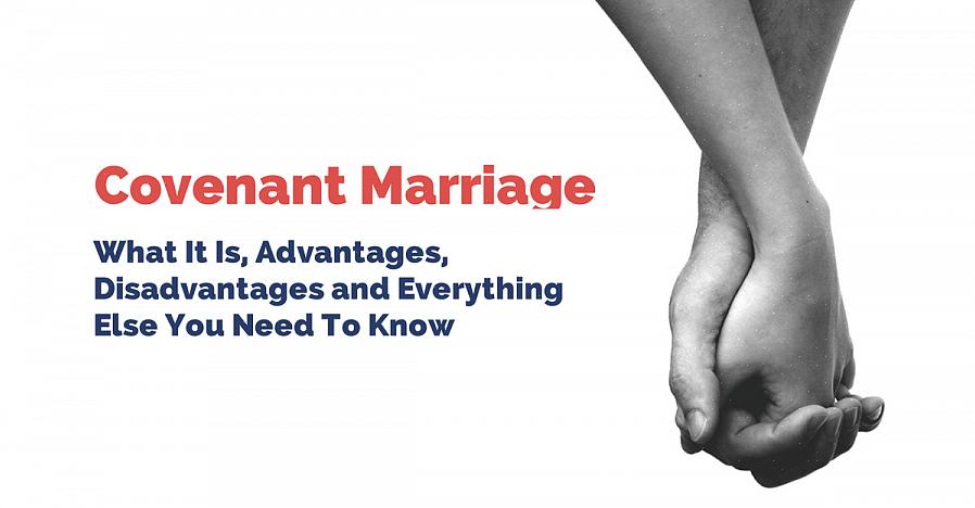 Le leggi sul matrimonio dell'alleanza cercano di frenare i divorzi veloci promuovendo un rinnovato impegno