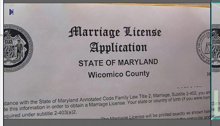 Non lasciare che le leggi sulla licenza di matrimonio del Maryland intaccino i tuoi programmi di matrimonio