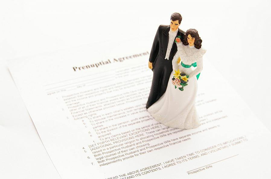 Pro Un accordo matrimoniale prematrimoniale non indica che una coppia stia anticipando il divorzio