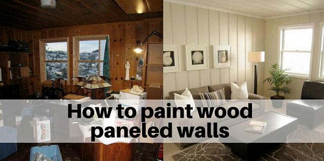 Se decidi di dipingere sopra i pannelli di legno della tua casa
