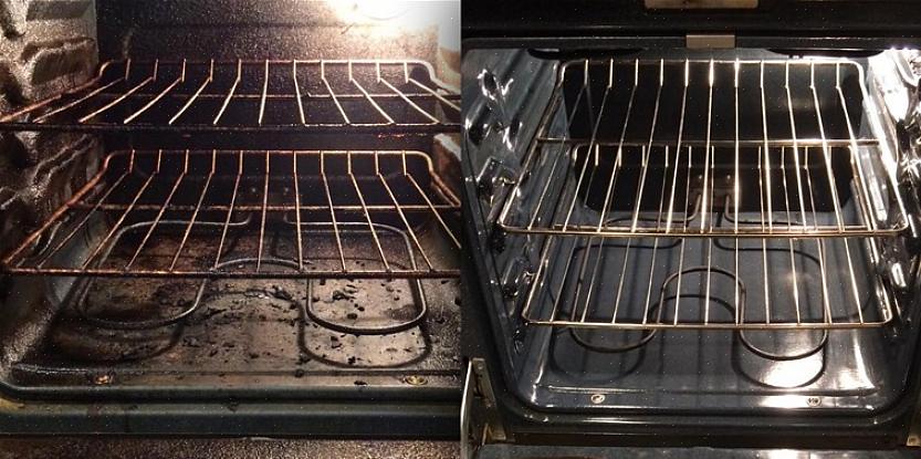 Il ripiano inferiore di un doppio forno fungeva da forno di prova per Easy-Off Fume Free Max Oven Cleaner