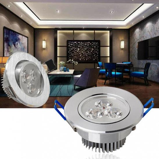 Le dimensioni comuni per gli apparecchi di illuminazione da incasso residenziali sono da 4 "a 7" di diametro