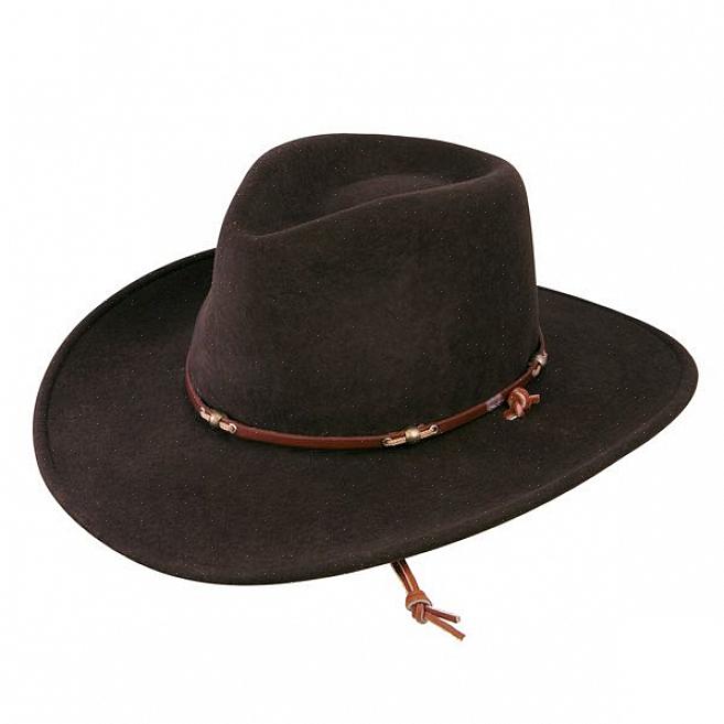 Un cappello di feltro di pelliccia può essere ridimensionato di circa una taglia intera
