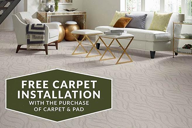 Flooring Company 1 offre l'installazione gratuita di moquette per tutta la casa su qualsiasi lavoro