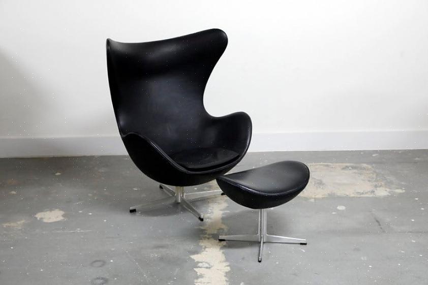 La Egg Chair - uno dei pezzi accattivanti che Jacobsen ha progettato per arredare il SAS Royal Copenhagen