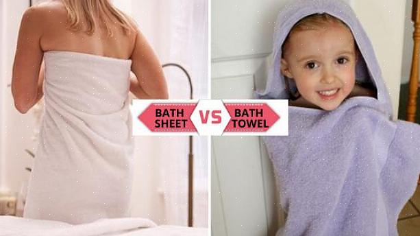 I teli da bagno costano più degli asciugamani da bagno