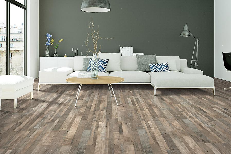 Uno degli usi più popolari per i pavimenti in laminato è simulare l'aspetto di un legno duro naturale
