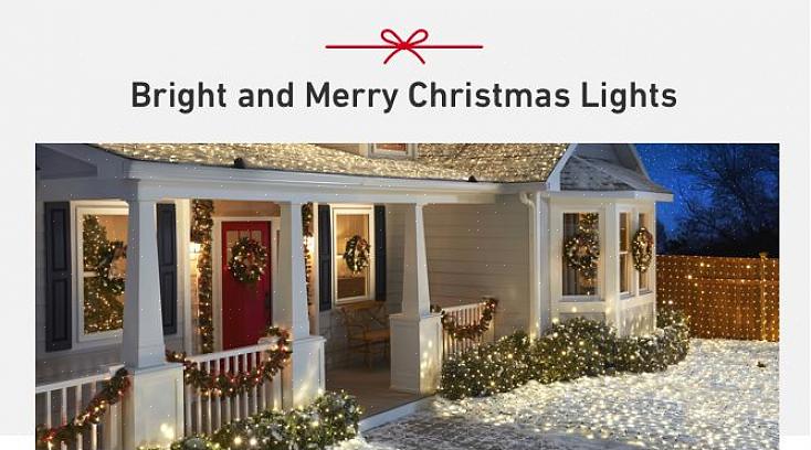 Prendi alcune stringhe di luci natalizie multi-mini da 100 conteggi da interno-esterno