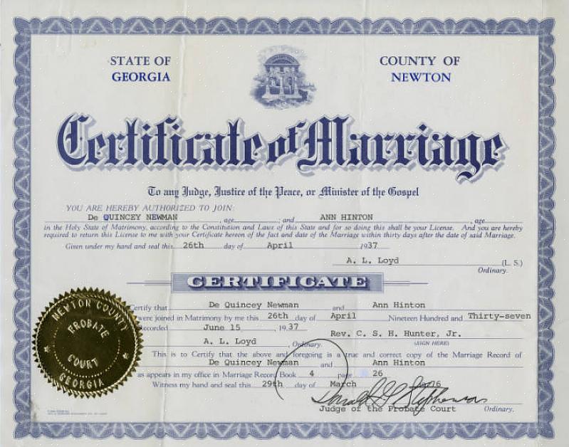 Dovrai richiedere una licenza di matrimonio