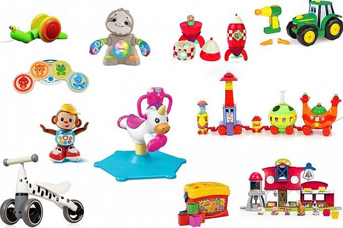 I bambini dai 6 ai 12 mesi adorano i giocattoli che riproducono luci
