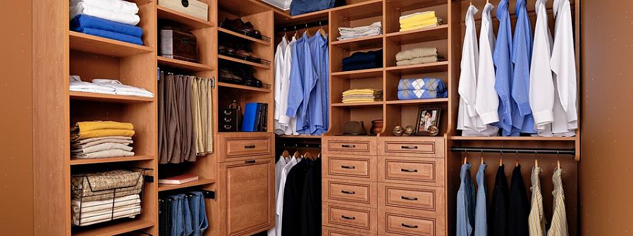 Prendi l'abitudine di mantenere il tuo armadio organizzato in modo da non sfuggire alla routine