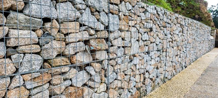 Le pietre utilizzate per costruire un muro di pietra