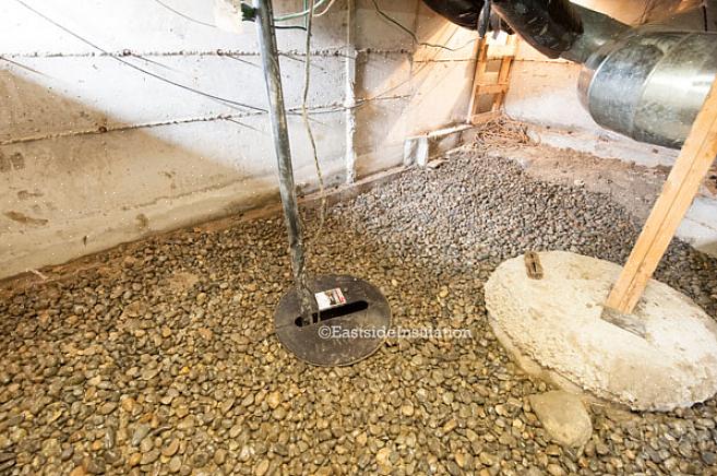L'installazione di una pompa del pozzetto può essere un modo efficace per evitare che l'acqua si accumuli