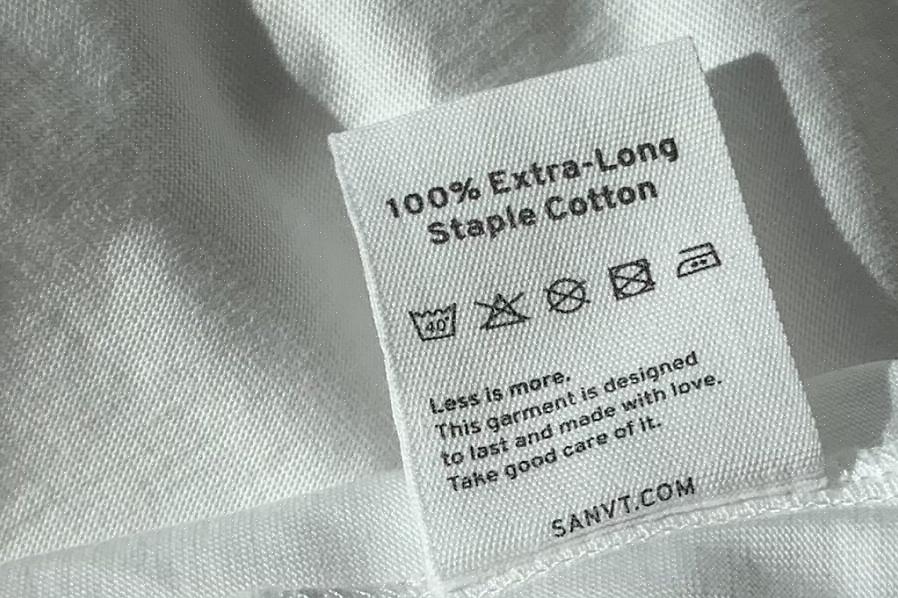 I vestiti di cotone sono economici e resistenti