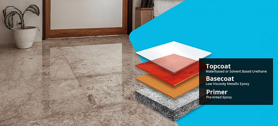Un vero rivestimento epossidico per pavimenti è sempre un prodotto bicomponente contenente resine