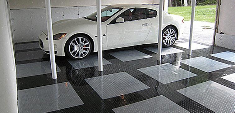 I tappetini possono essere installati su pavimenti in cemento macchiati o incrinati senza che sia necessario