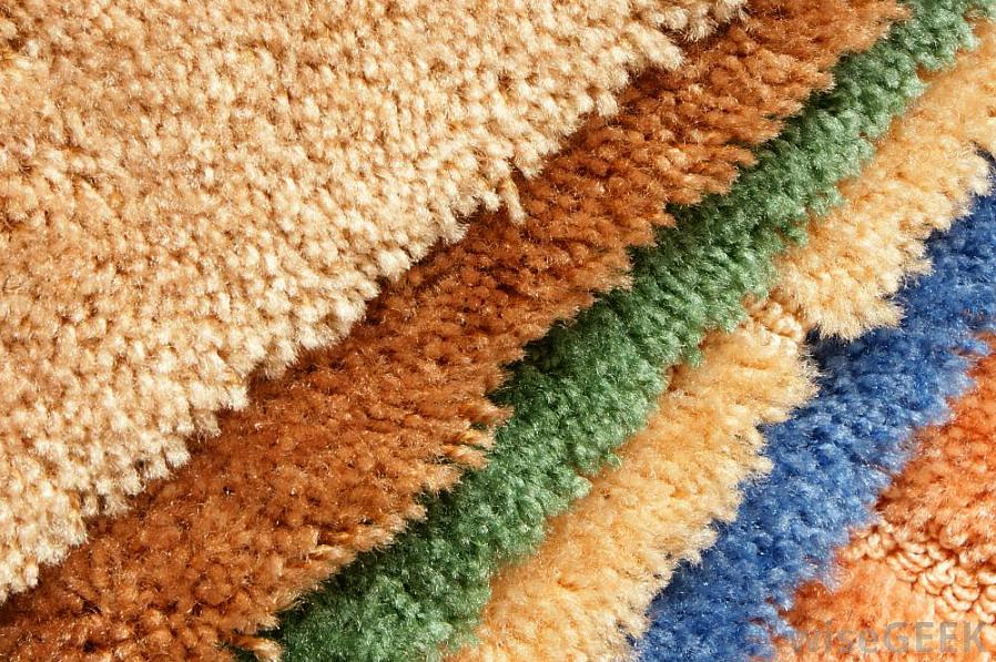 Esistono molti tipi di fibre utilizzate nei tappeti
