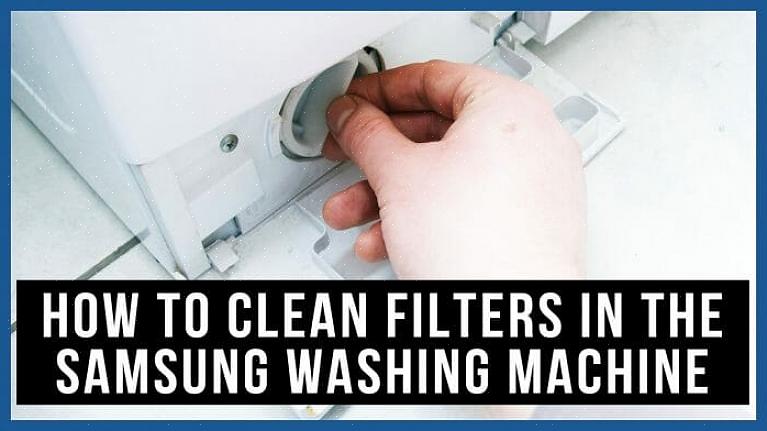 Il filtro lanugine della lavatrice deve essere pulito almeno quattro volte all'anno per mantenere