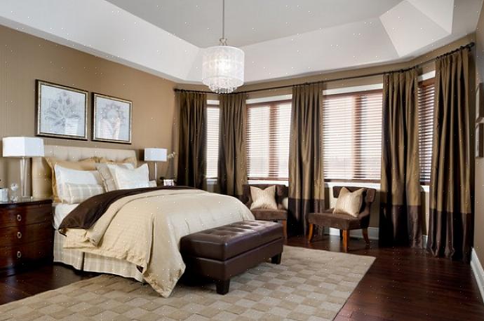 Stile camera da letto tradizionale e romantico