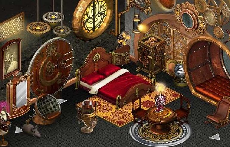 La tua camera da letto steampunk ha bisogno di almeno un vecchio baule per il perfetto tocco vittoriano