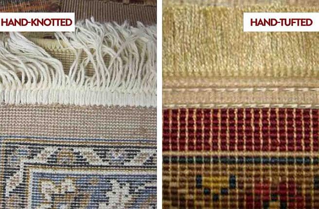 Un tappeto taftato a mano costa meno di un tappeto annodato a mano perché di solito richiede meno tempo
