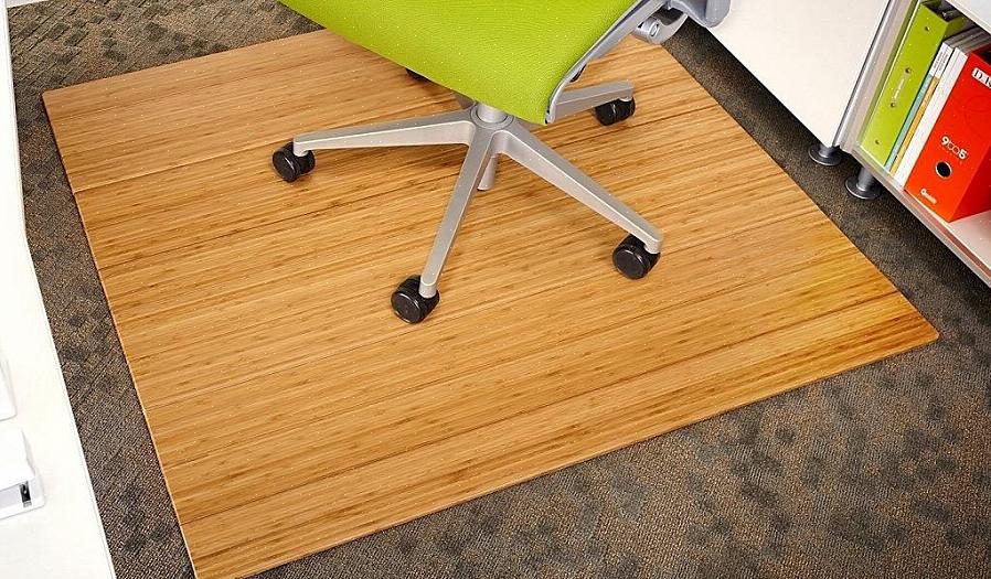 Il tappetino per sedia Anji Mountain Bamboo è ideale per tappeti fino a 0,60 cm di spessore