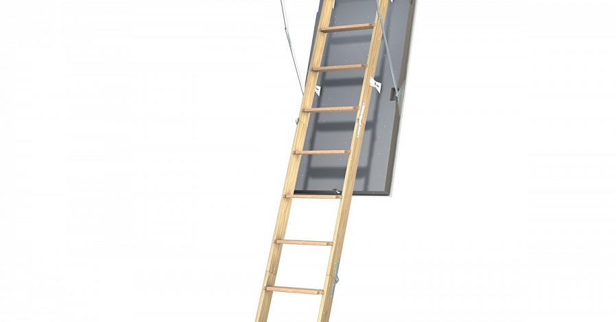 I kit di scale per mansarda sono realizzati per adattarsi tra le strutture esistenti nel soffitto
