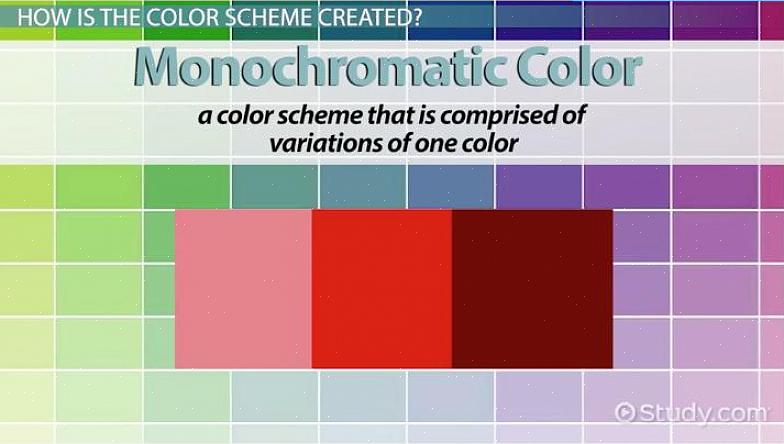Come creare una combinazione di colori monocromatici neutri