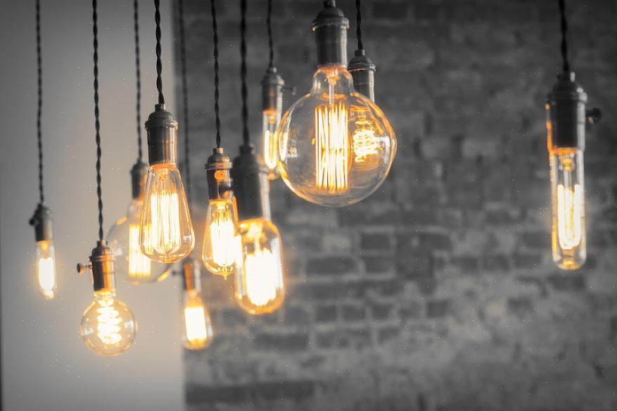 Molti degli articoli della loro collezione di luci follemente bella sono dotati di lampadine a LED Edison