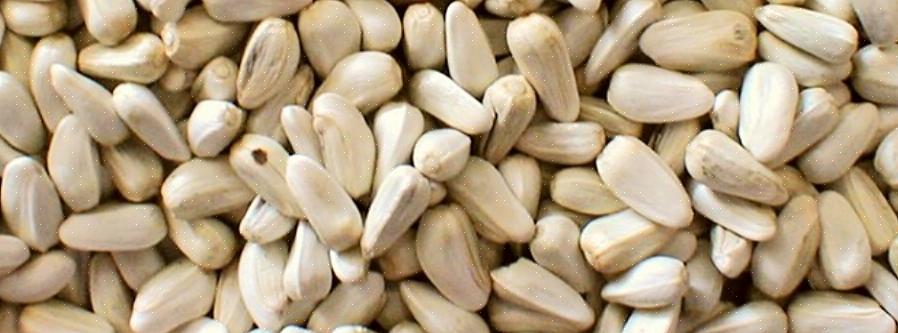 Mescolare piccole quantità di semi di cartamo in una miscela di semi di girasole o con semi di girasole neri