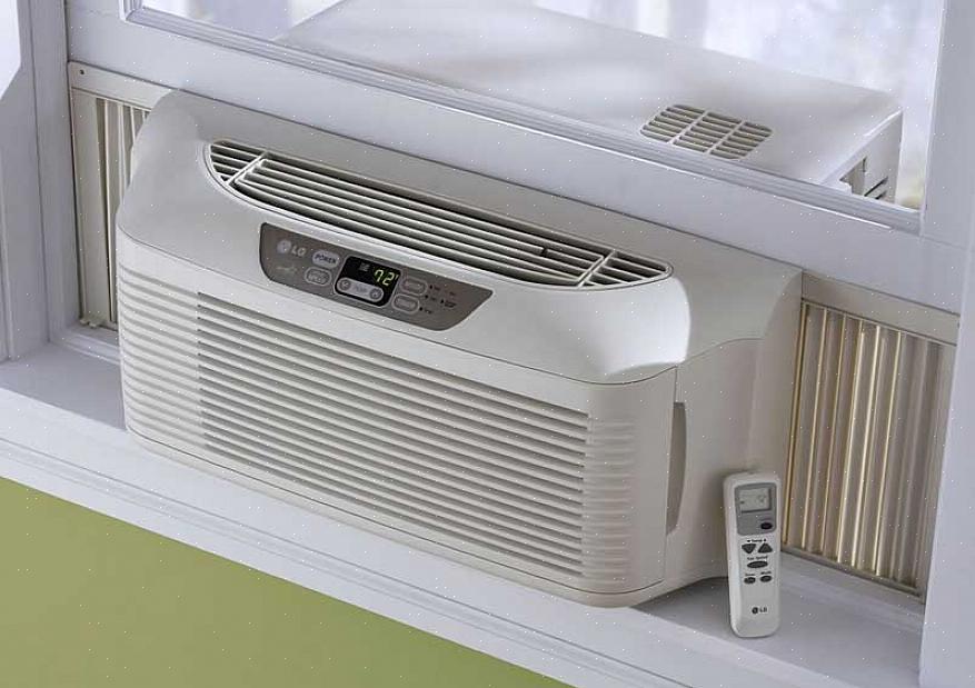 Un condizionatore d'aria a parete incorporato o semplicemente un condizionatore d'aria da finestra
