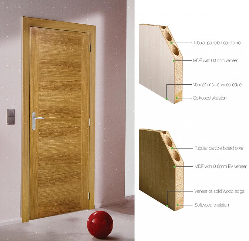 Le porte in legno massello possono essere utilizzate sia per porte interne che esterne