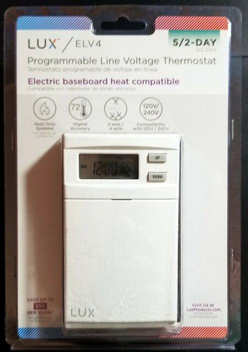 Entrambi i fili caldi che entrano nella scatola del termostato sono collegati al termostato
