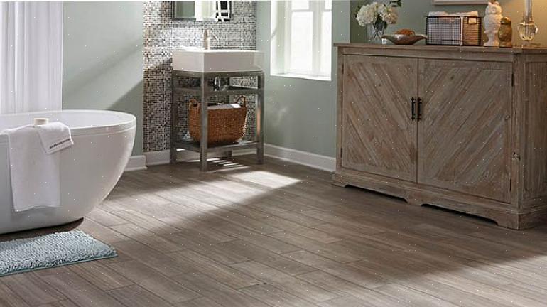 Altri tipi di pavimenti in vinile sono scelte eccellenti per rimodellare una cucina o un bagno