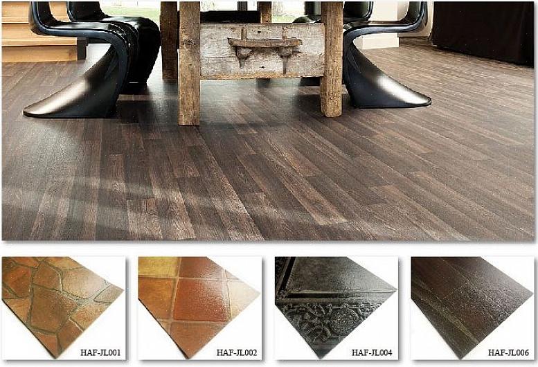 Ci sono tre gradi di spessore dello strato di usura disponibili nelle piastrelle per pavimenti in vinile
