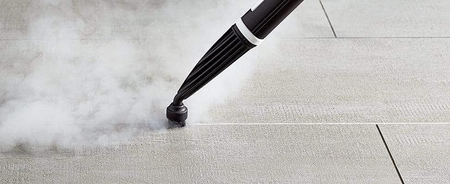 La pulizia a vapore può essere eseguita su malta sigillata